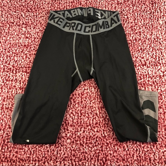 Men’s Nike Pro Combat Compression Tights - Picture 1 of 8